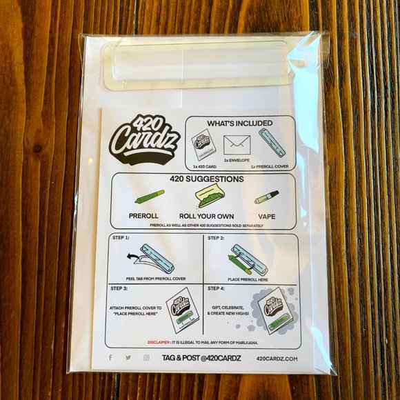 420 Eye Chart Everyday Greeting Card - Picture 2 of 3